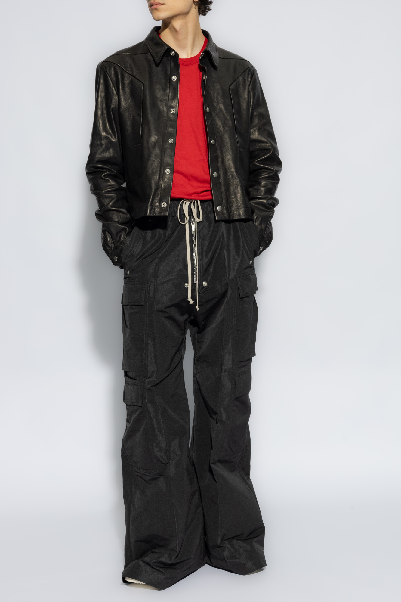 Black 'Alice' leather jacket Rick Owens Black 'Alice' leather jacket Rick Owens